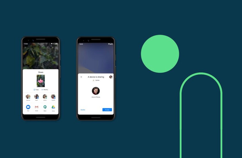 Google запустила мгновенный обмен файлами на Android для всех