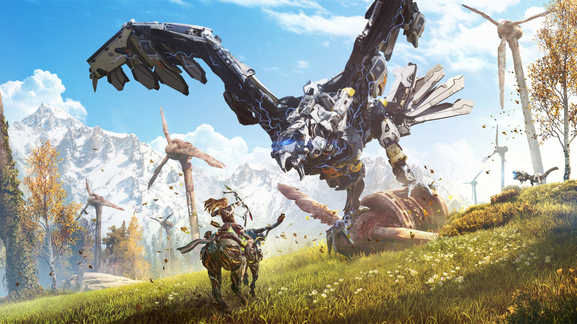 Horizon zero dawn коробка снегопад что внутри