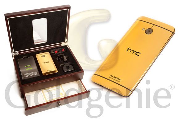 HTC One теперь из золота и платины