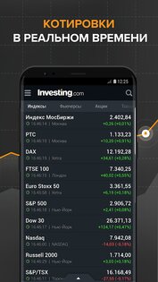 Investing.com – финансы, акции, инвестиции, биржа 6.33.1. Скриншот 1