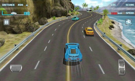 Turbo Driving Racing 3D 3.0. Скриншот 1