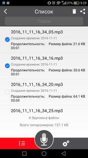 Диктофон Bestrecorder 76.1. Скриншот 5