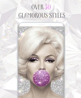 Glitter Live Wallpaper Glitzy 3.0.45. Скриншот 3