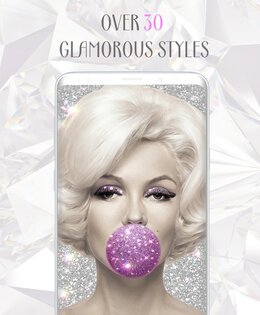 Glitter Live Wallpaper Glitzy 3.0.50. Скриншот 3