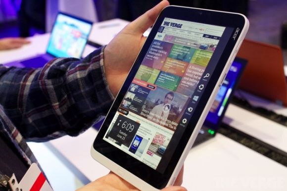 Microsoft вместе с партнерами готовит небольшие планшеты с высоким разрешением дисплеев