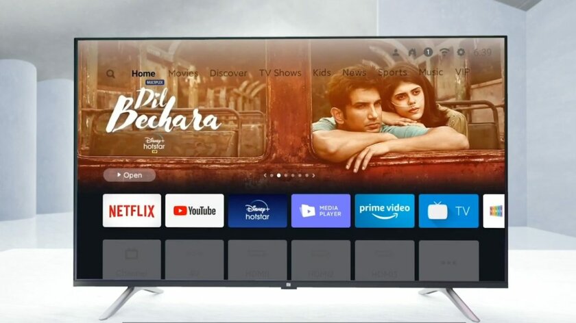 Xiaomi выпустила ультратонкий телевизор на Android TV занедорого