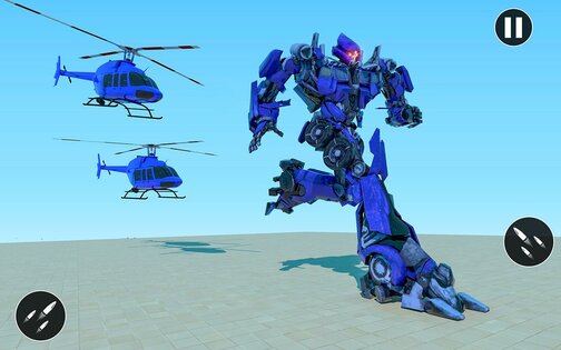 US Police Car Transform Robot War 2020 1.1.5. Скриншот 15