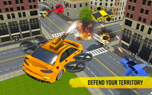 Flying Car Robot Shooting Game 9.9.16. Скриншот 9