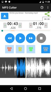MP3 Cutter 3.18.2. Скриншот 1