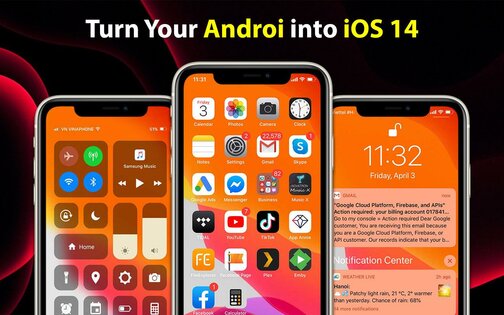 ios 14 launcher android 14