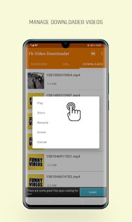 FastVid – загрузчик видео для Фейсбука 4.8.2.0.1. Скриншот 5