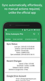 Autosync – автосинхронизация Google Drive 7.2.2. Скриншот 2