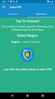 Delta VPN 1.7. Скриншот 9