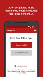 MegaSync – автосинхронизация Mega 6.0.10. Скриншот 1
