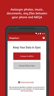 MegaSync – автосинхронизация Mega 7.2.2. Скриншот 1