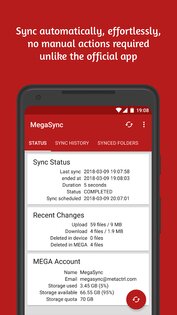 MegaSync – автосинхронизация Mega 6.5.1. Скриншот 2