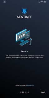 Sentinel VPN 0.4.1. Скриншот 2