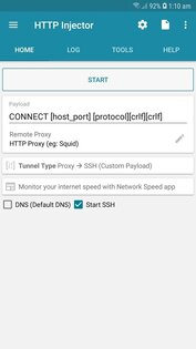 HTTP Injector 6.3.7. Скриншот 1