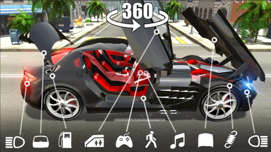 Car Simulator McL 1.9. Скриншот 2