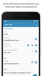 Bitwarden – менеджер паролей 2025.1.0. Скриншот 3
