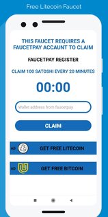 Free Litecoin Faucet 1.2.1. Скриншот 1