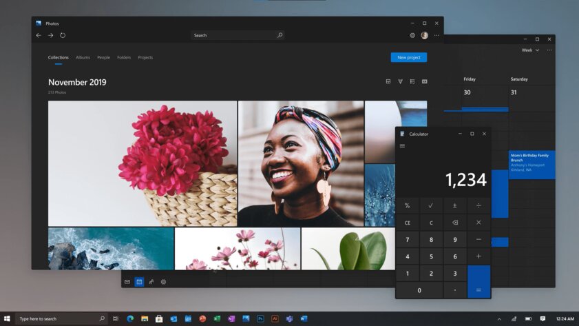 Microsoft планирует крупное обновление интерфейса Windows 10 в 2021 году