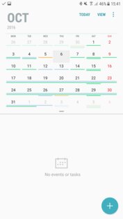 Samsung Календарь 12.7.00.35. Скриншот 1