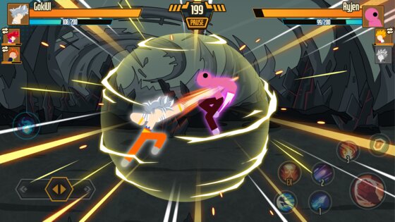 Stickman Dragon Fight 2.7.6. Скриншот 2