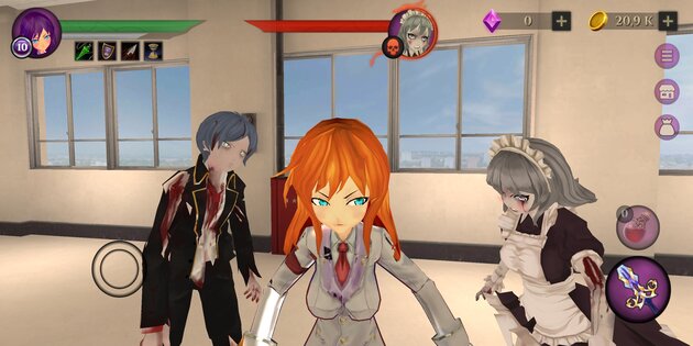 Anime High School Zombie Simulator 2.12. Скриншот 4