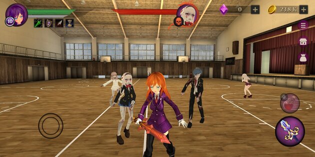 Anime High School Zombie Simulator 2.12. Скриншот 5