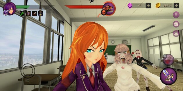 Anime High School Zombie Simulator 2.12. Скриншот 8