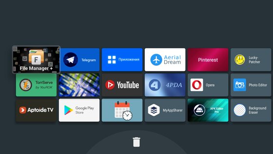 Leanback Launcher 1.62. Скриншот 3