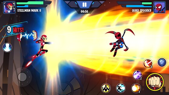 Stickman Superhero Fight 0.2.8. Скриншот 4