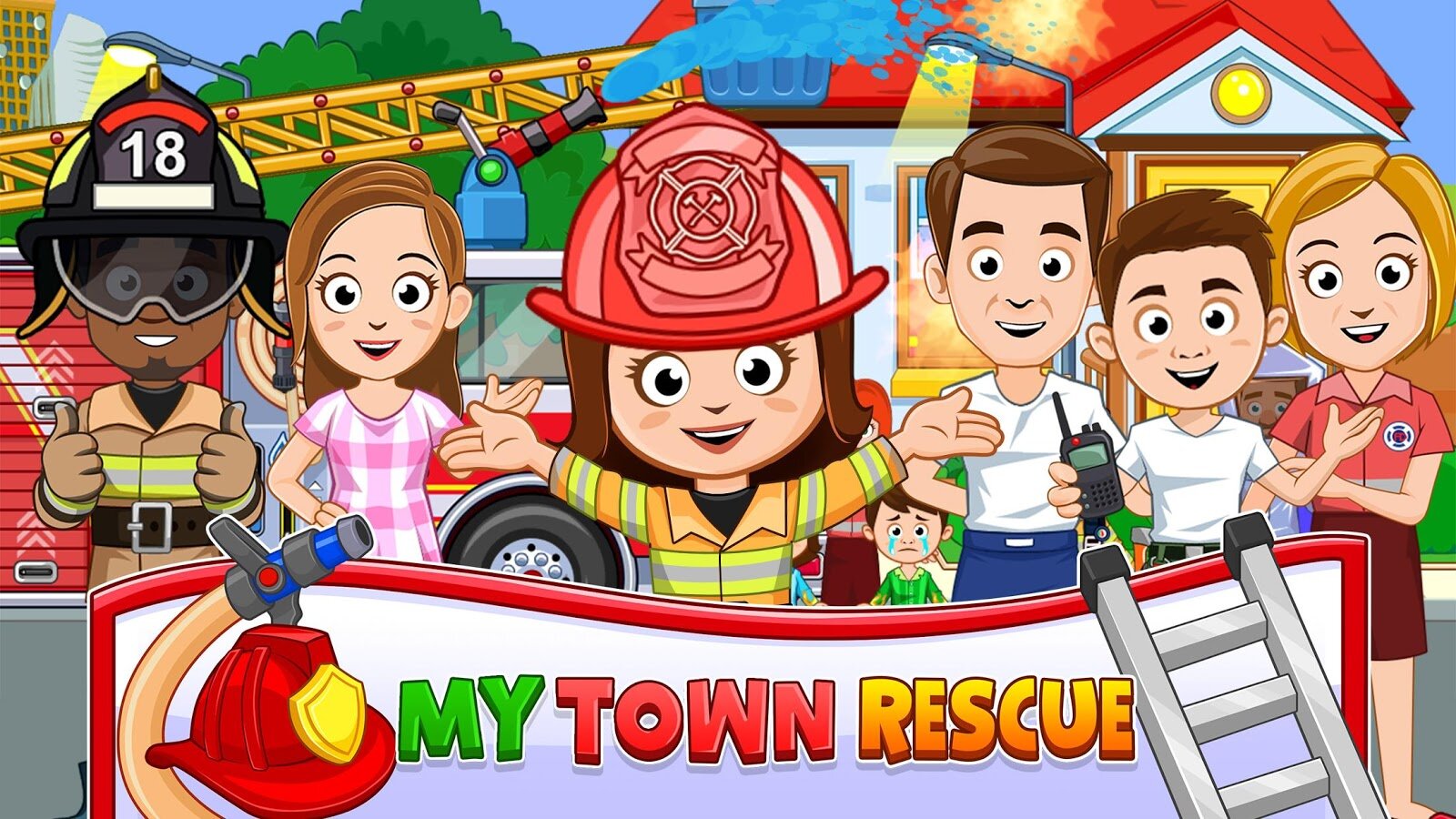 My Town: Пожарная часть 1.11