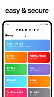 Velocity VPN 1.1.3. Скриншот 6