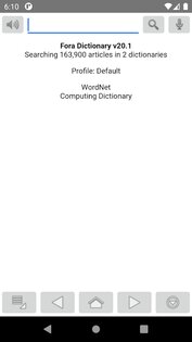 Fora Dictionary 23.2.6. Скриншот 1