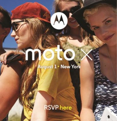 Официальная дата релиза и первый рендер смартфона Motorola Moto X