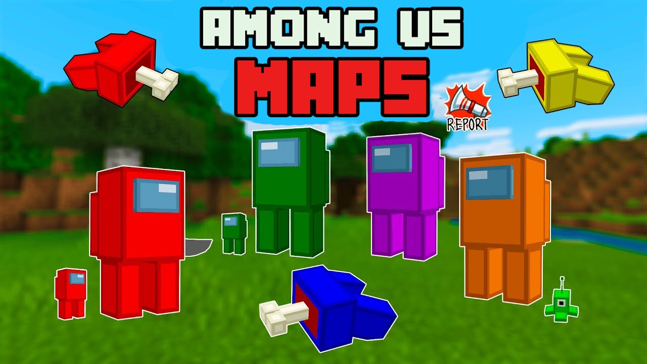 Скачать Maps Among Us for Minecraft 1.2 для Android