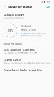 Samsung Secure Folder 1.9.11.1. Скриншот 5