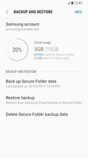 Samsung Secure Folder 1.9.40.11. Скриншот 5