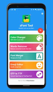 zFont Tool 1.4.0. Скриншот 1