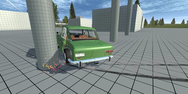 Simple Car Crash Physics Simulator 5.3.5. Скриншот 2