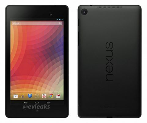 В сеть утекли полуофициальные рендеры нового Nexus 7