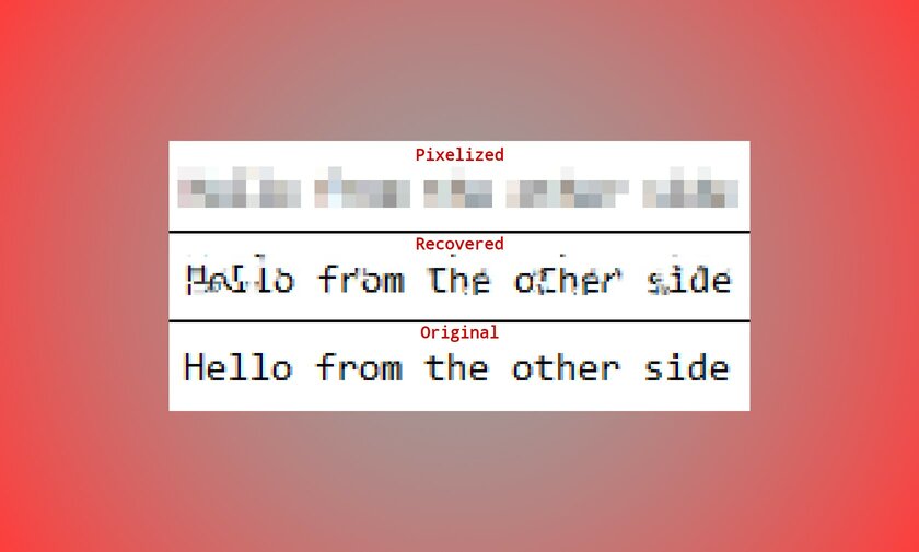 Пикселизировать пароли теперь небезопасно: на GitHub появилась утилита, которая расшифровывает их
