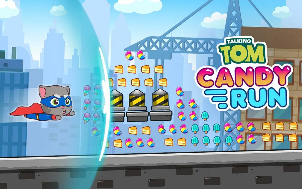 Том Candy Run. Игра том за конфетками. Говорящий том за конфетами. Говорящий том Кэнди РАН.