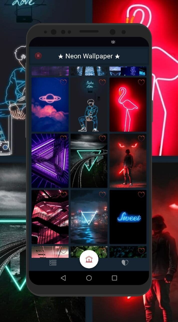 Скачать Neon Wallpaper HD Offline 1.4 для Android