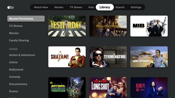 Apple TV 15.0.1. Скриншот 5