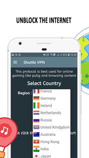 Shuttle VPN 2.1. Скриншот 4