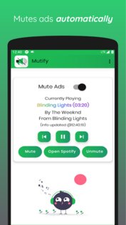 Mutify – блокировка рекламы в Spotify 2.5.2. Скриншот 2