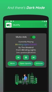 Mutify – блокировка рекламы в Spotify 2.6.2. Скриншот 3